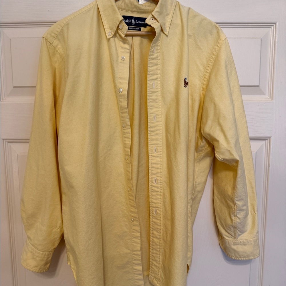 Ralph Lauren Classic Fit Yellow Shirt